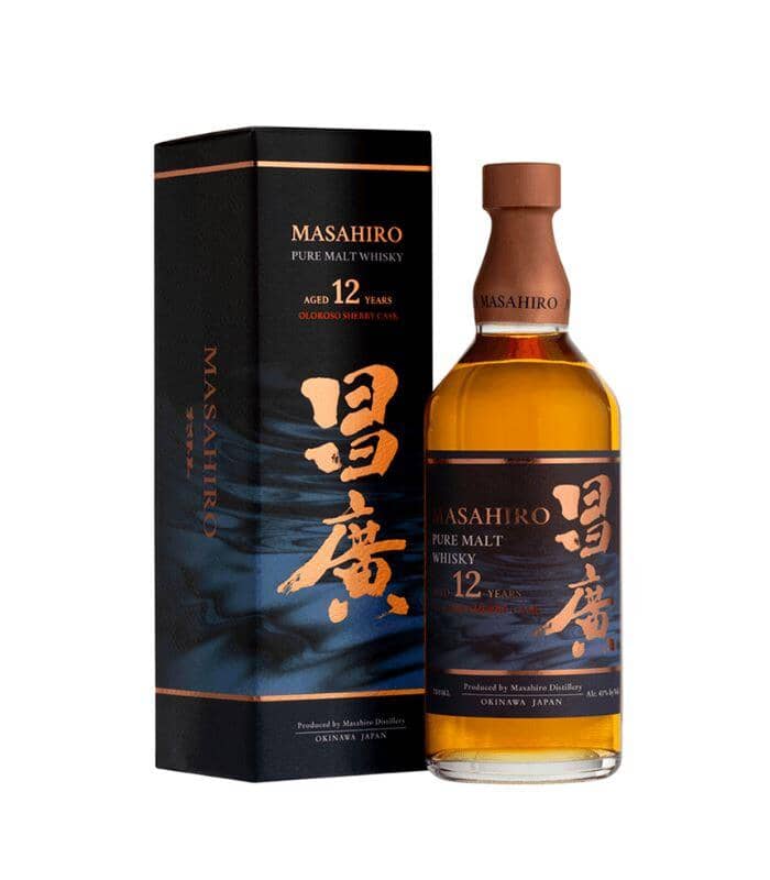 Buy Masahiro Pure Malt Whisky 12 Years Old Oloroso Sherry Cask 750mL Online - The Barrel Tap Online Liquor Delivered