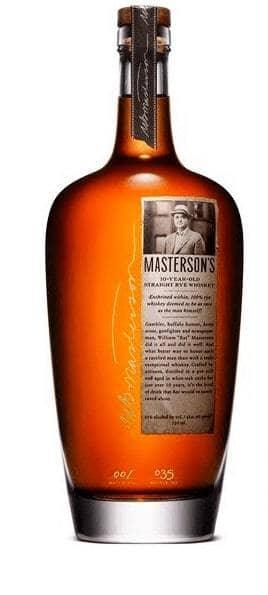 Buy Masterson's 10 Year Straight Rye Whiskey 750mL Online - The Barrel Tap Online Liquor Delivered