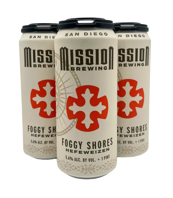 Buy Mission Brewing Foggy Shores Hefeweizen 4-Pack Online - The Barrel Tap Online Liquor Delivered