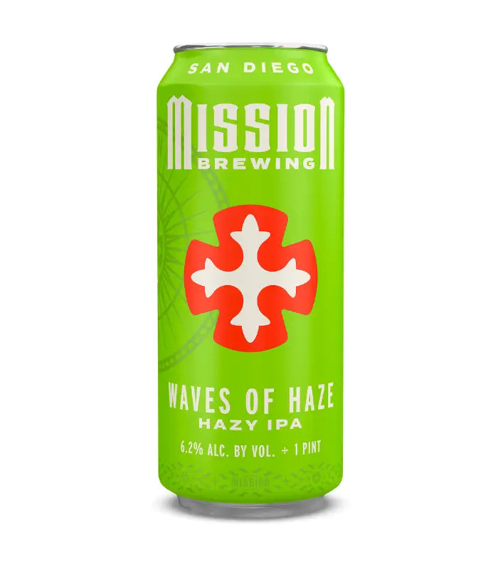 Buy Mission Brewing Waves of Haze Hazy IPA 4-Pack Online - The Barrel Tap Online Liquor Delivered