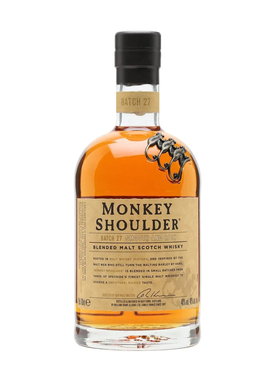Buy Monkey Shoulder Blended Malt Scotch Whisky 750mL Online - The Barrel Tap Online Liquor Delivered