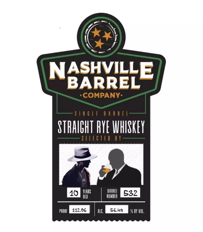Buy Nashville Barrel Company 10 Year Single Barrel Rye Online - The Barrel Tap Online Liquor Delivered