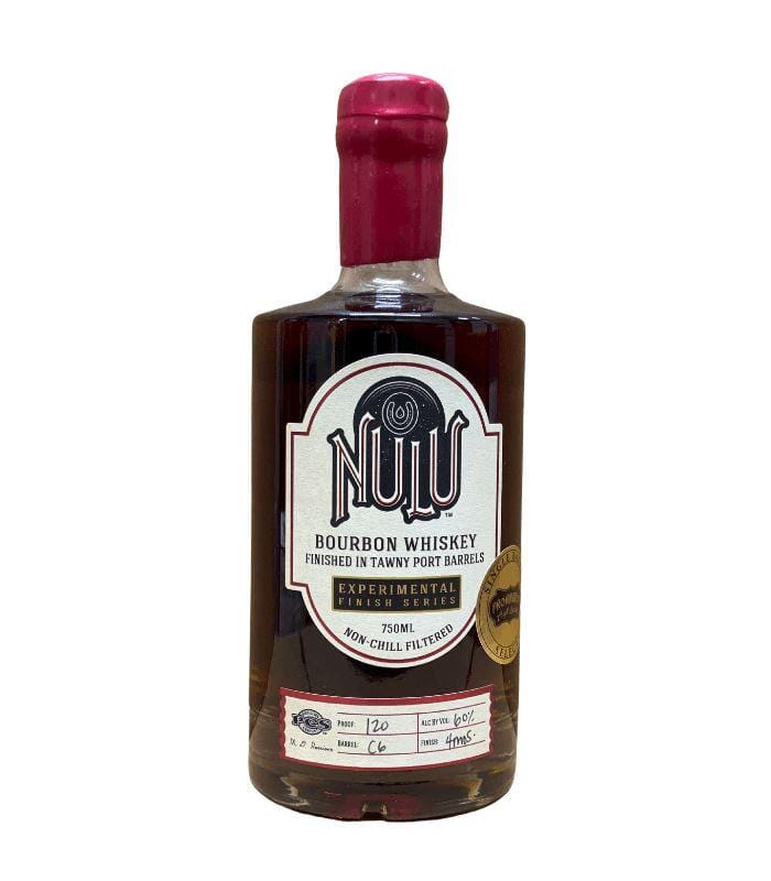 Buy Nulu Experimental Finish Series Bourbon Whiskey Finished in Tawny Port Barrels 750mL Online - The Barrel Tap Online Liquor Delivered
