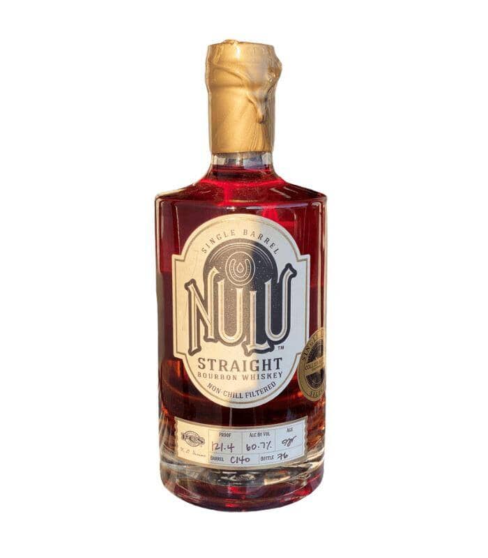 Buy Nulu Single Barrel Straight Bourbon Whiskey "Collier-Barnett" 750mL Online - The Barrel Tap Online Liquor Delivered