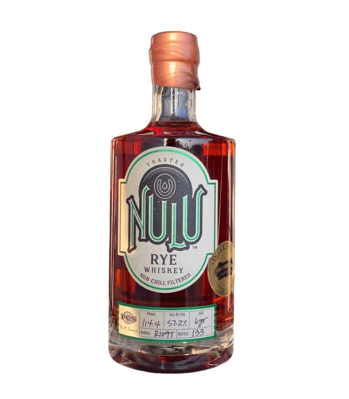Buy Nulu Toasted Barrel 'Prohibition Craft Spirits' Single Barrel Rye Whiskey 114.4 Proof 750mL Online - The Barrel Tap Online Liquor Delivered
