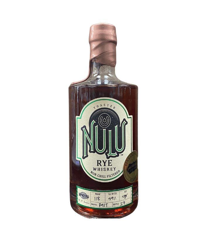 Buy Nulu Toasted Barrel 'Prohibition Craft Spirits' Single Barrel Rye Whiskey 118 Proof 750mL Online - The Barrel Tap Online Liquor Delivered