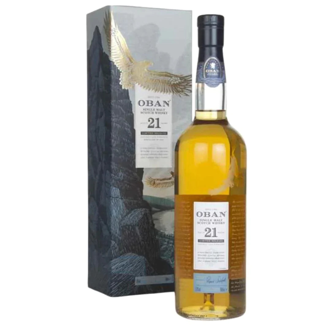 Buy Oban 21 Years Old Single Malt Scotch Whisky 750mL Online - The Barrel Tap Online Liquor Delivered