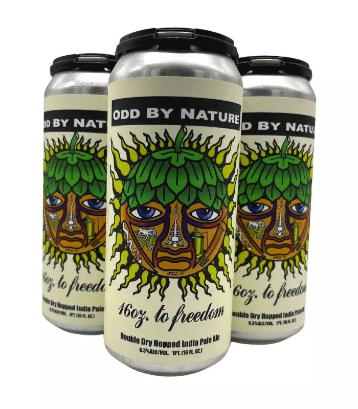 Buy Odd By Nature Brewing 16oz. to Freedom Double Dry Hopped IPA 4-Pack Online - The Barrel Tap Online Liquor Delivered
