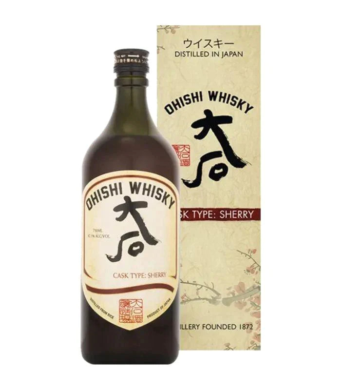 Buy Ohishi Sherry Cask Japanese Whisky 750mL Online - The Barrel Tap Online Liquor Delivered