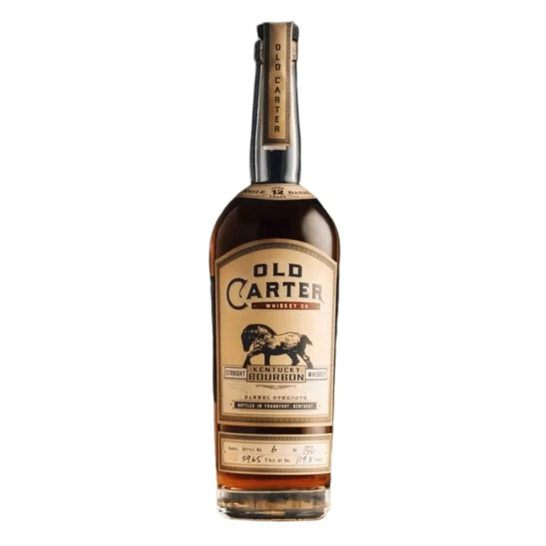 Buy Old Carter 12 Year Kentucky Straight Bourbon Whiskey Single Barrel #39 120 proof 750mL Online - The Barrel Tap Online Liquor Delivered