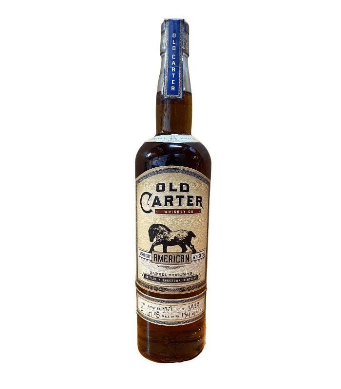 Buy Old Carter Straight American Whiskey 13 Year, Batch 5 2021 Release Online - The Barrel Tap Online Liquor Delivered