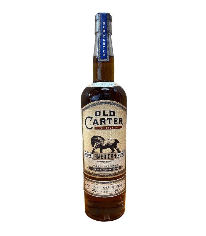 Buy Old Carter Straight American Whiskey 13 Year, Batch 6 2021 Release Online - The Barrel Tap Online Liquor Delivered