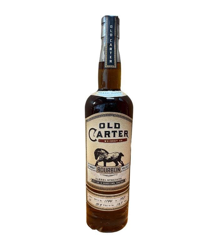 Buy Old Carter Straight Bourbon Whiskey, Batch 10 2021 Release Online - The Barrel Tap Online Liquor Delivered