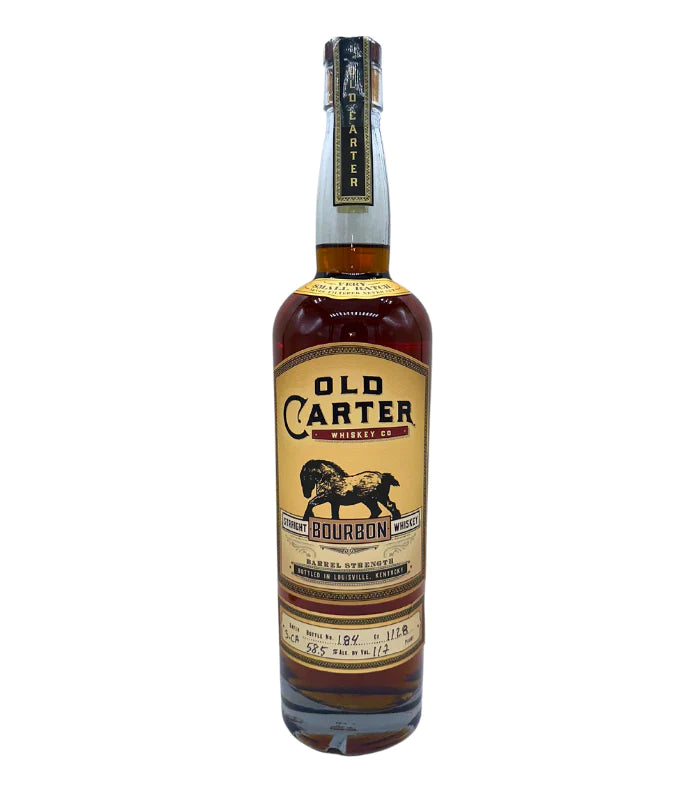 Buy Old Carter Straight Bourbon Whiskey Very Small Batch 3-CA 2023 Release Online - The Barrel Tap Online Liquor Delivered