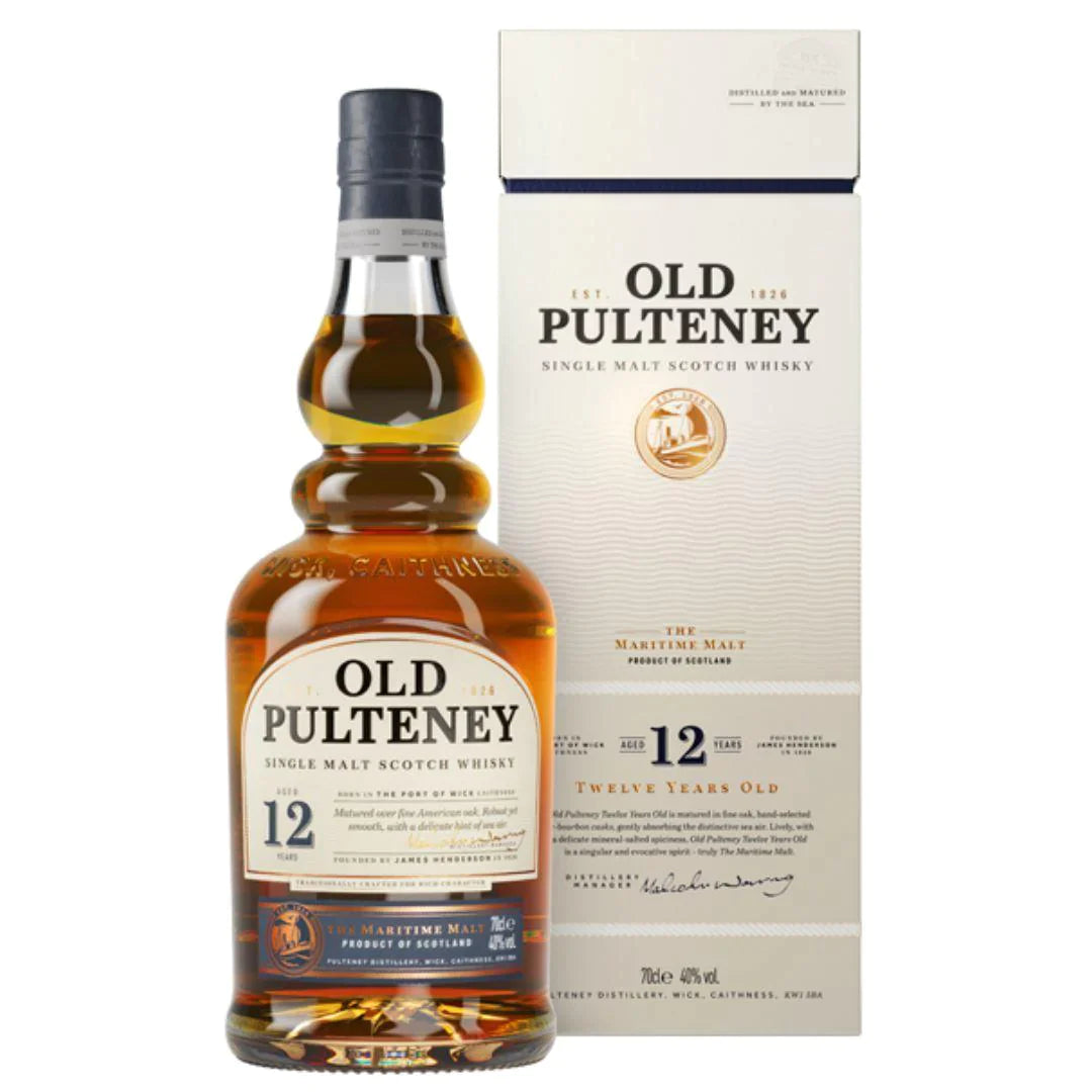 Buy Old Pulteney 12 Years Old Scotch Whiskey 750mL Online - The Barrel Tap Online Liquor Delivered