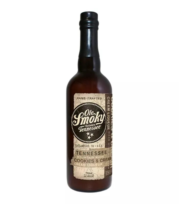 Buy Ole Smoky Cookies & Cream Whiskey Liqueur 750mL Online - The Barrel Tap Online Liquor Delivered