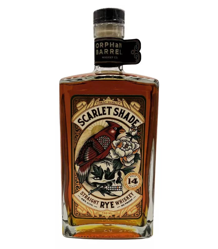 Buy Orphan Barrel Scarlett Shade Aged 14 Years Straight Rye Whiskey 750mL Online - The Barrel Tap Online Liquor Delivered