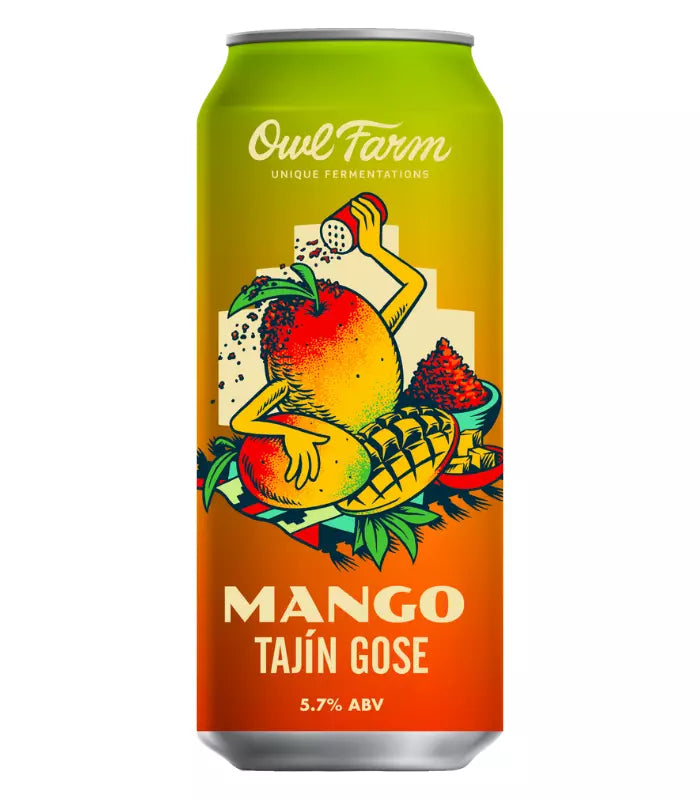 Buy Owl Farm Mango Tajín Gose 4-Pack Online - The Barrel Tap Online Liquor Delivered