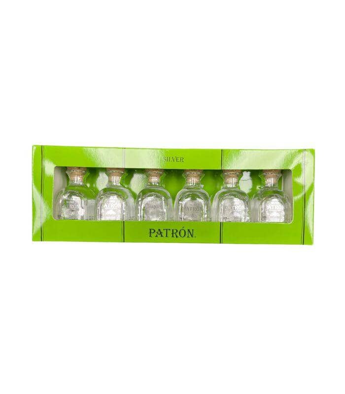 Buy Patron Silver Tequila 6 Pack Shots Online - The Barrel Tap Online Liquor Delivered