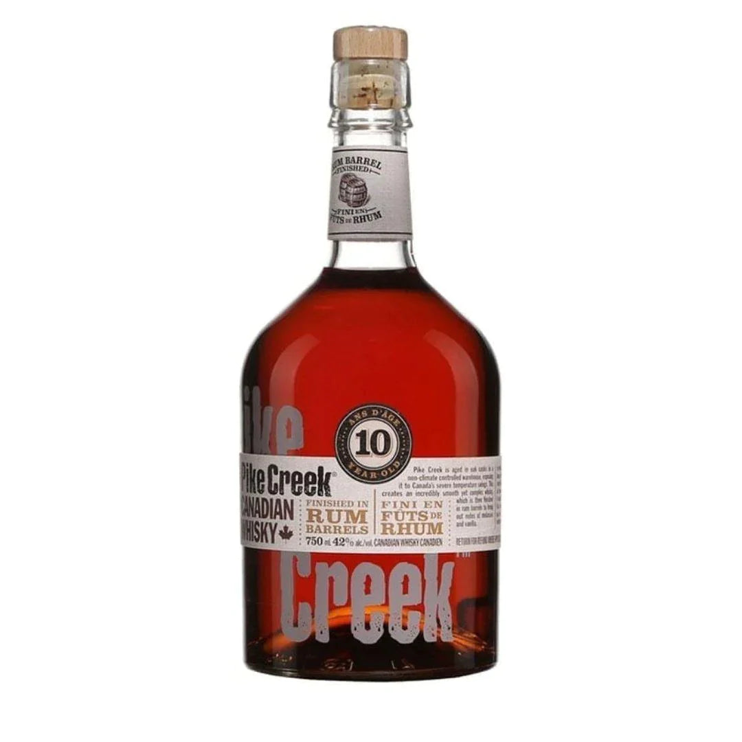 Buy Pike Creek Canadian Whiskey 10 Year 750mL Online - The Barrel Tap Online Liquor Delivered