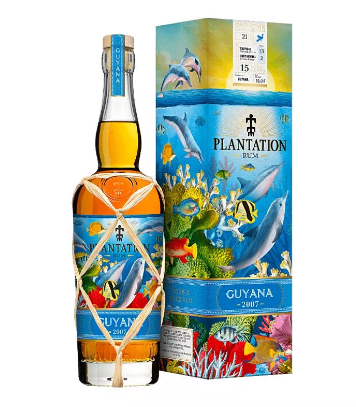 Buy Plantation Guyana 2008 Double Aged 15 Years Vintage Collection Rum 750mL Online - The Barrel Tap Online Liquor Delivered