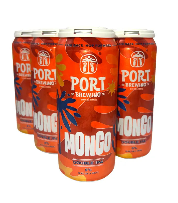 Buy Port Brewing Mongo Double IPA 6-Pack Online - The Barrel Tap Online Liquor Delivered