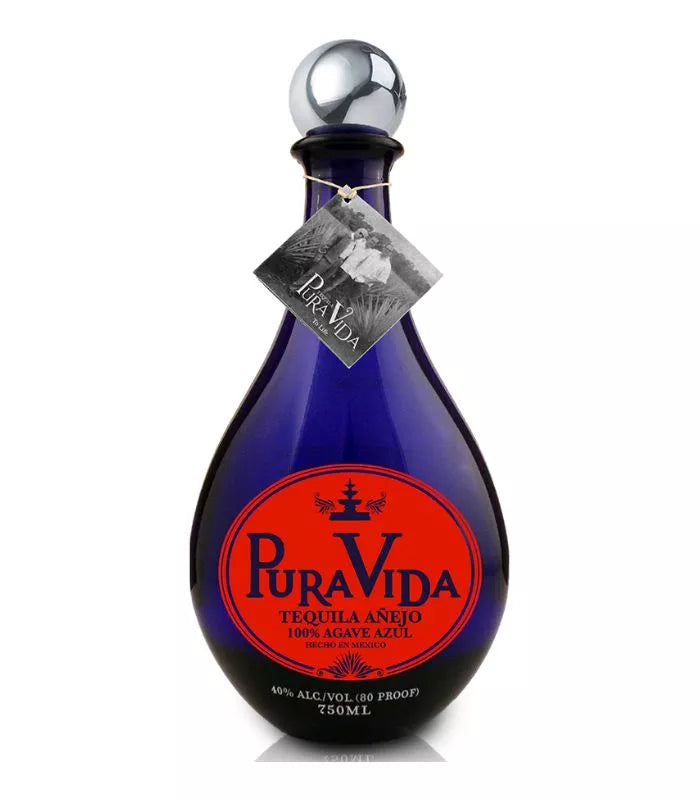 Buy Pura Vida Tequila Anejo 750mL Online - The Barrel Tap Online Liquor Delivered
