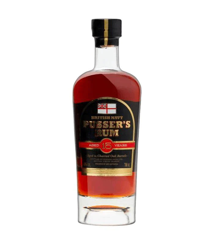 Buy Pusser's British Navy Rum Aged 15 Years 750mL Online - The Barrel Tap Online Liquor Delivered