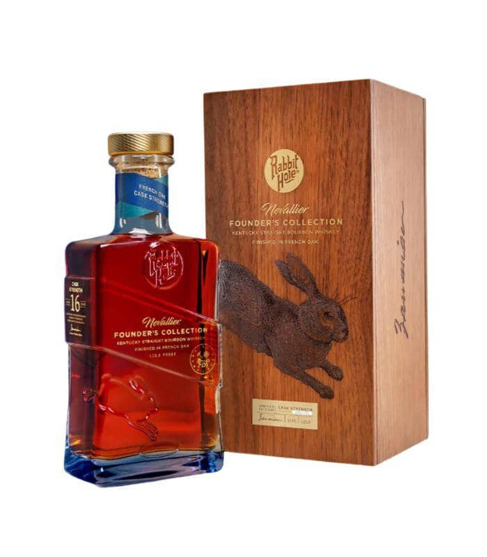 Buy Rabbit Hole Nevallier Founder's Collection 16 Year Old Bourbon Whiskey Finished in French Oak Online - The Barrel Tap Online Liquor Delivered