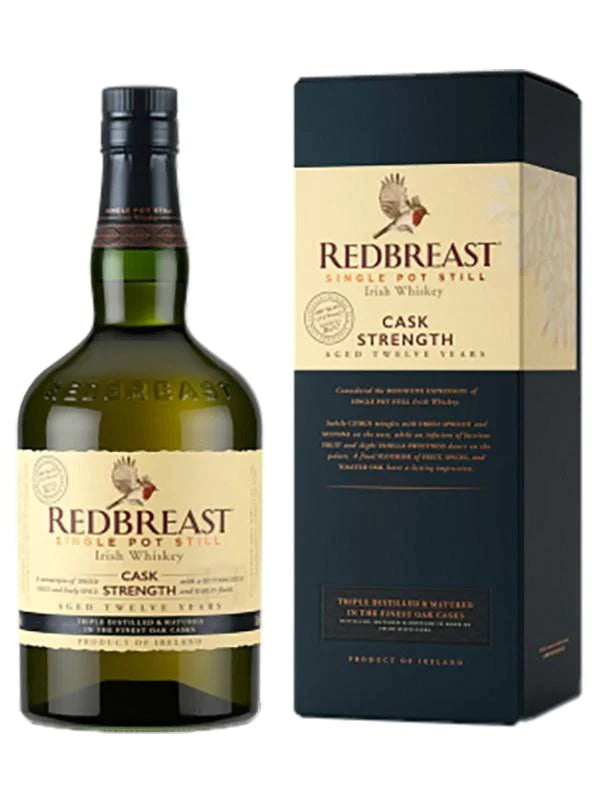Buy Redbreast 12 Year Old Cask Strength Irish Whiskey 750mL Online - The Barrel Tap Online Liquor Delivered