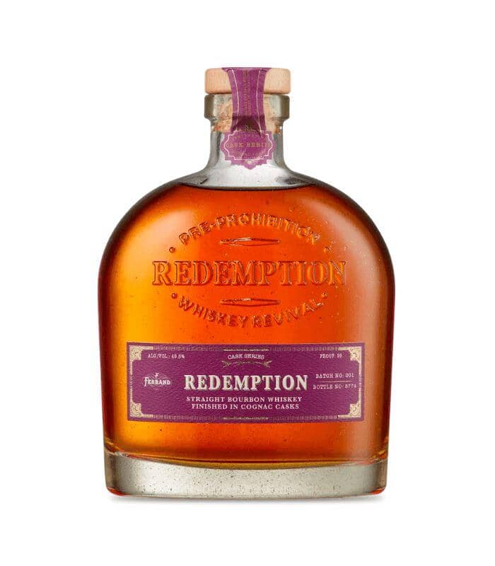 Buy Redemption Cognac Cask Finish Bourbon Whiskey 750mL Online - The Barrel Tap Online Liquor Delivered