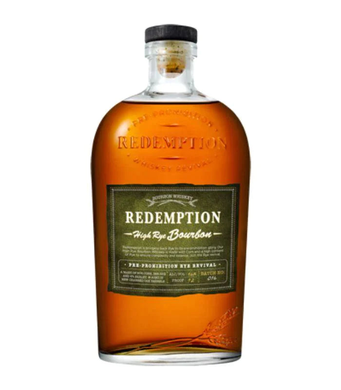 Buy Redemption High Rye Bourbon Whiskey 750mL Online - The Barrel Tap Online Liquor Delivered