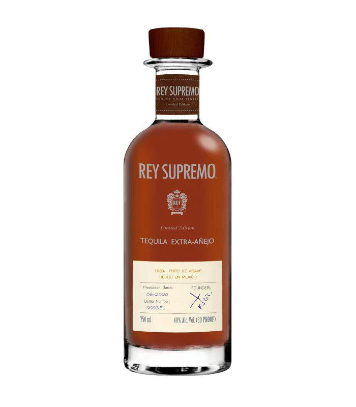 Buy Rey Supremo Gran Reserve Tequila Extra Anejo 750mL Online - The Barrel Tap Online Liquor Delivered