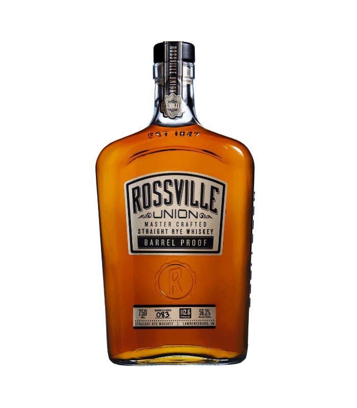 Buy Rossville Union Barrel Proof Master Crafted Straight Rye Whiskey 750mL Online - The Barrel Tap Online Liquor Delivered