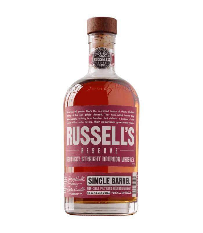 Buy Russell's Reserve Single Barrel Bourbon 750mL Online - The Barrel Tap Online Liquor Delivered