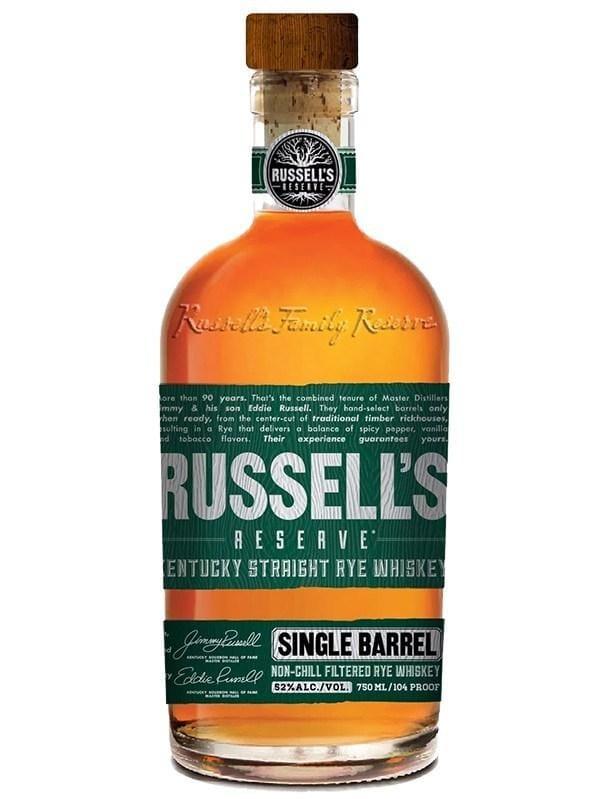 Buy Russell's Reserve Single Barrel Rye 750mL Online - The Barrel Tap Online Liquor Delivered