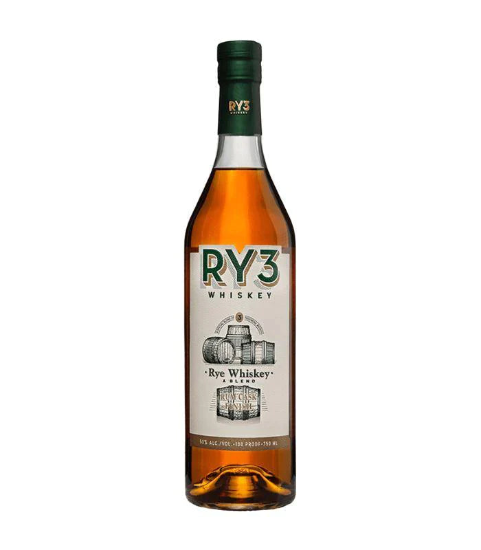 Buy Ry3 Rum Cask Finish Whiskey 750mL Online - The Barrel Tap Online Liquor Delivered