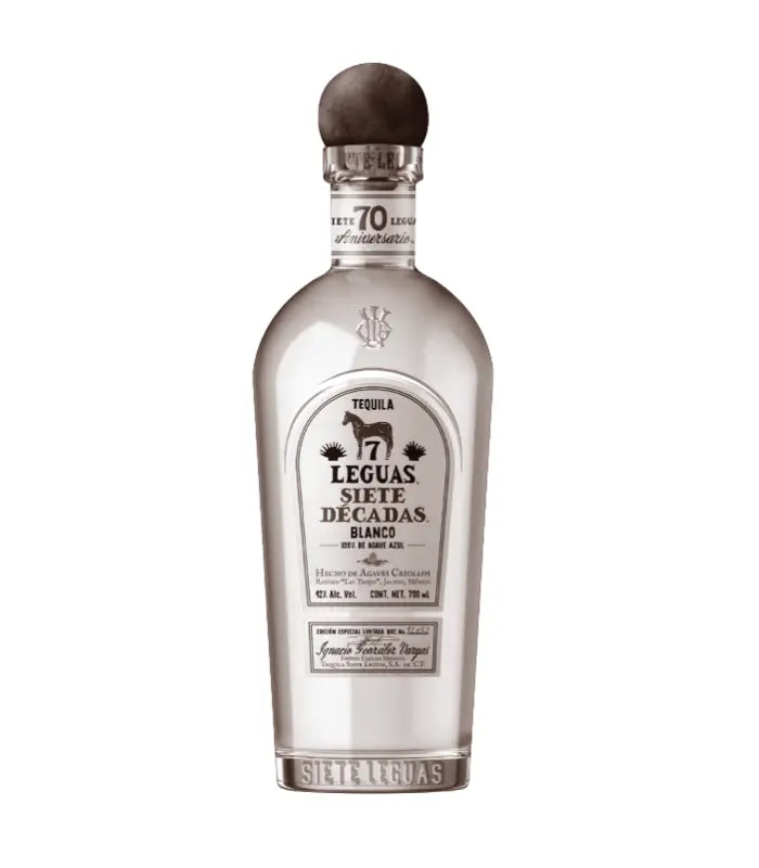 Buy Siete Leguas Siete Decadas Limited Edition Blanco Tequila 700mL Online - The Barrel Tap Online Liquor Delivered