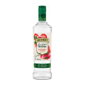 Buy Smirnoff Zero Sugar Infusions Strawberry & Rose Vodka 750mL Online - The Barrel Tap Online Liquor Delivered
