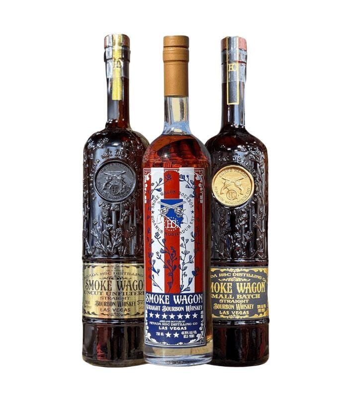 Buy Smoke Wagon Straight Bourbon Limited Edition Red White & Blue Bundle Online - The Barrel Tap Online Liquor Delivered