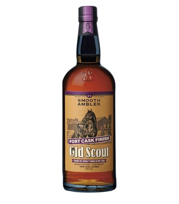 Buy Smooth Ambler Old Scout Port Cask Finish Rye Whiskey 750mL Online - The Barrel Tap Online Liquor Delivered