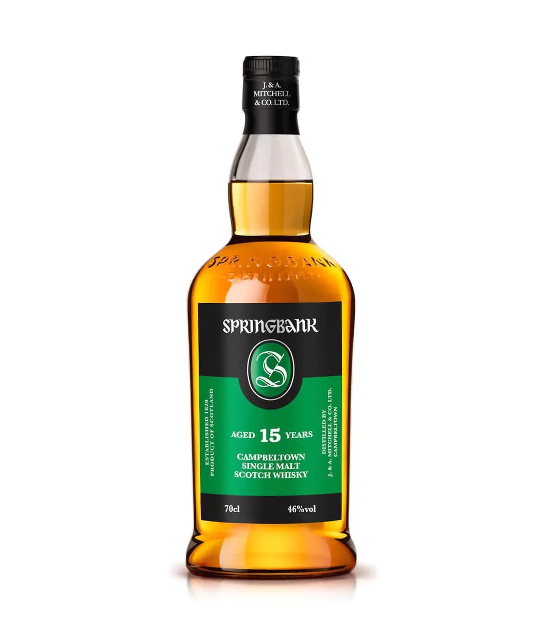 Buy Springbank Aged 15 Years Single Malt Scotch Whisky 700ml Online - The Barrel Tap Online Liquor Delivered