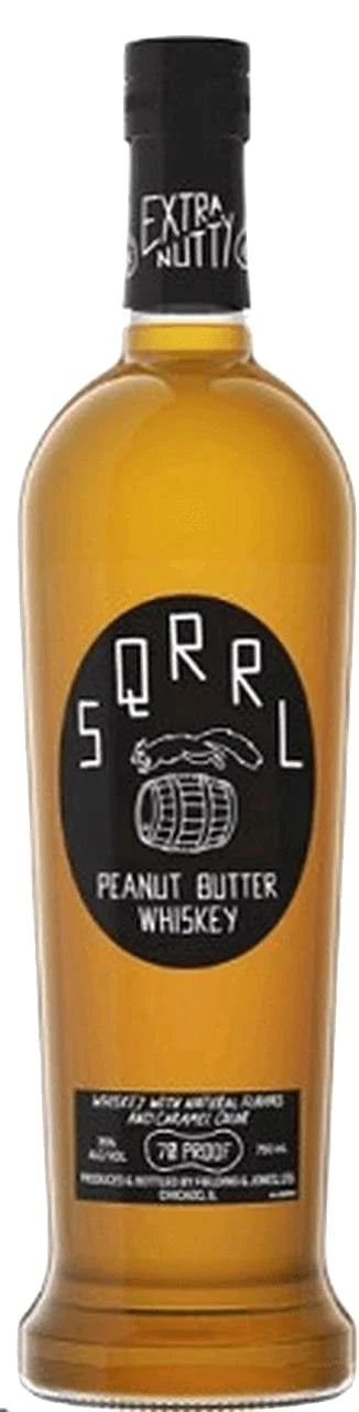Buy SQRRL Peanut Butter Whiskey 750ml Online - The Barrel Tap Online Liquor Delivered