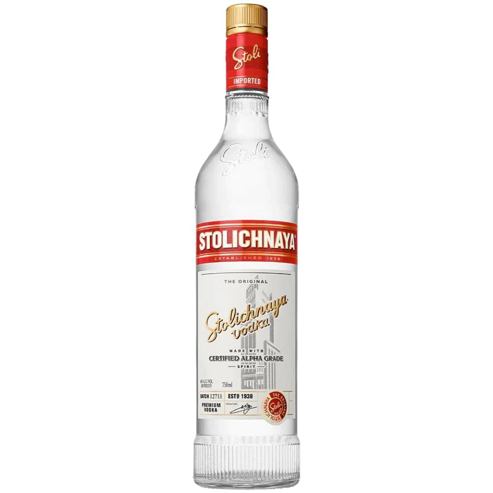 Buy Stolichnaya Premium Vodka 750mL Online - The Barrel Tap Online Liquor Delivered