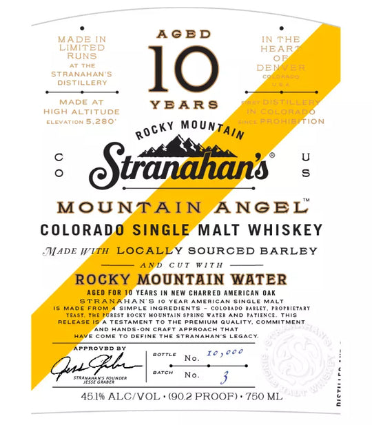 Stranahan's Mountain Angel 10 Year Colorado Whiskey | The Barrel Tap Stranahan's Mountain Angel 10 Year Colorado Whiskey | The Barrel Tap