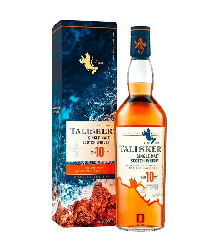 Buy Talisker 10 Year Old Single Malt Scotch Whisky 750mL Online - The Barrel Tap Online Liquor Delivered
