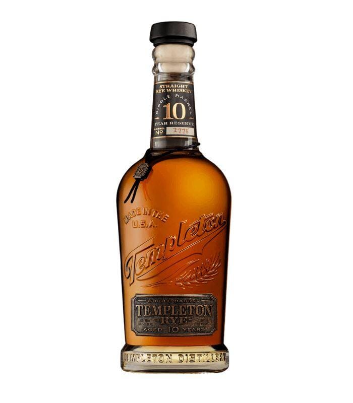 Buy Templeton Rye 10 Year Old Whiskey 750mL Online - The Barrel Tap Online Liquor Delivered