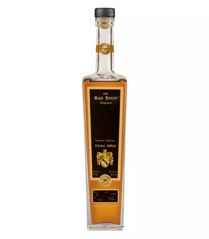 Buy The Bad Stuff Tequila Extra Anejo 750mL Online - The Barrel Tap Online Liquor Delivered