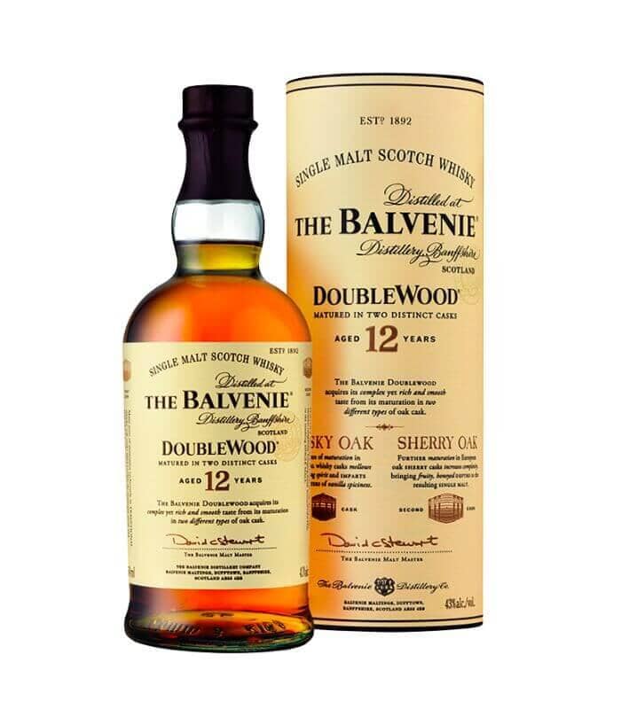 Buy The Balvenie 12 Year Old DoubleWood Single Malt Scotch Whisky 750mL Online - The Barrel Tap Online Liquor Delivered