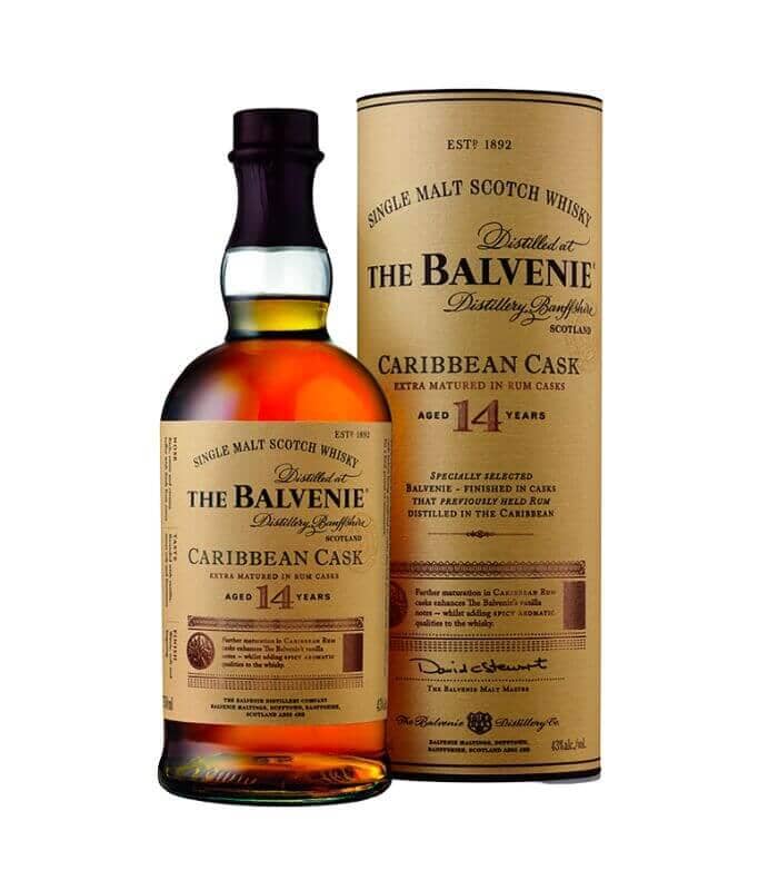 Buy The Balvenie 14 Year Old Caribbean Cask Single Malt Scotch Whisky 750mL Online - The Barrel Tap Online Liquor Delivered